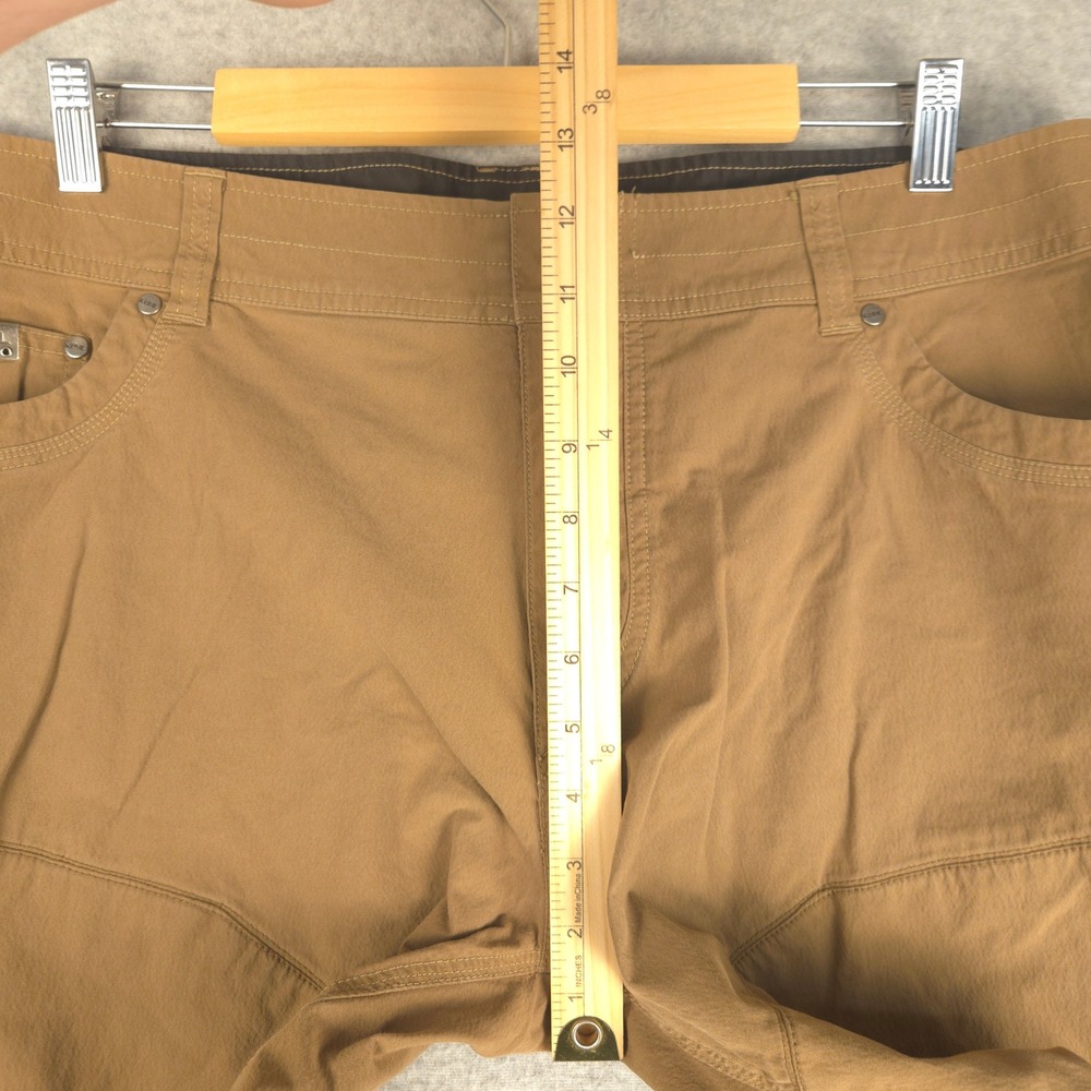 Kuhl Konfidant Khaki Tan Cotton Blend Hiking Work‎ Pants Mens 38x32 Style 5098 - Picture 8 of 8